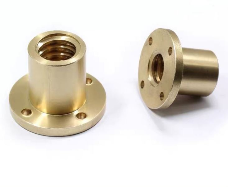 T round head brass nut M10
