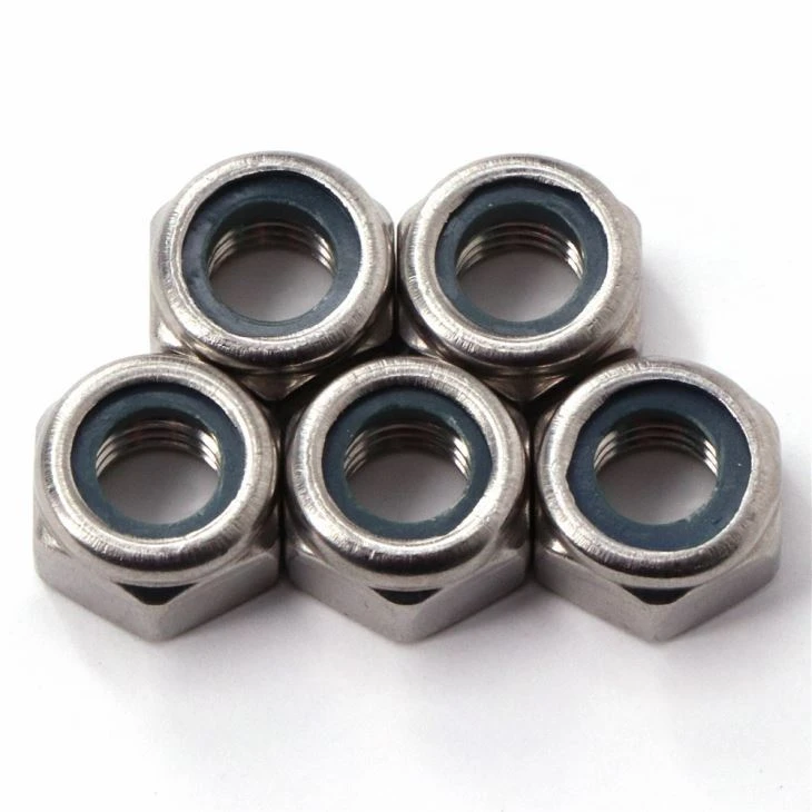 Stainless steel hexagon lock nut