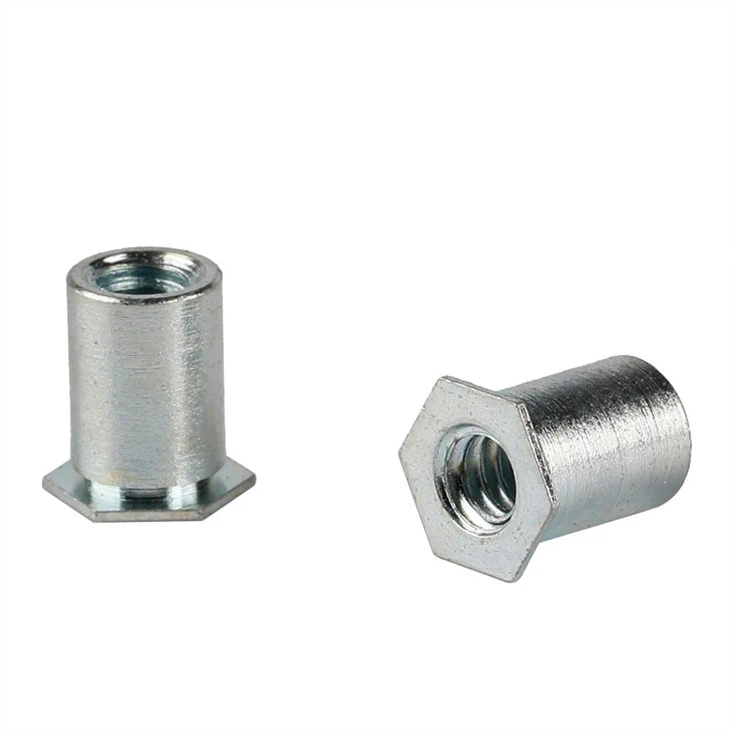 Carbon steel small CNC machine blue rivet nut