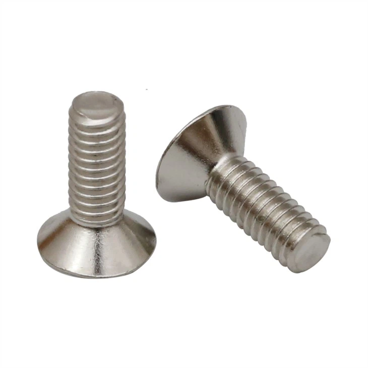 Small countersunk phillips head screw