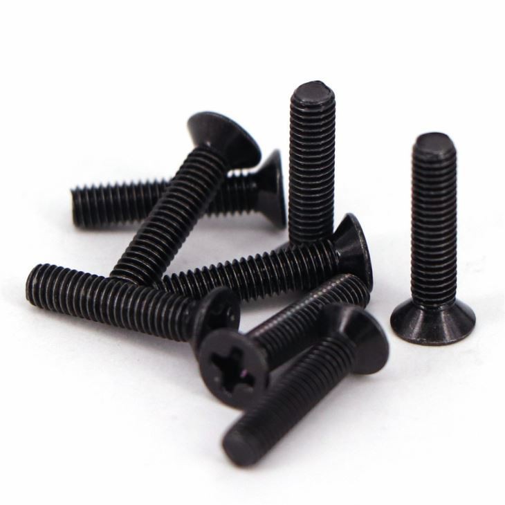 Phillips countersunk flat head machine screw