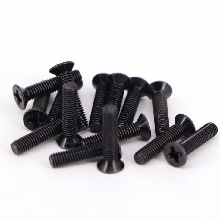 Phillips countersunk flat head machine screw