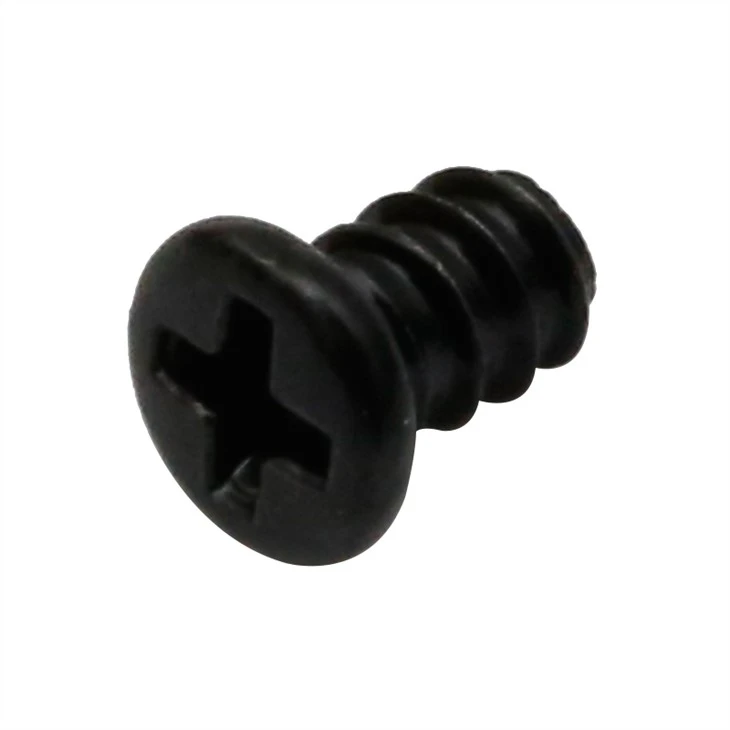 Black phillips flat head electronic tapping screws