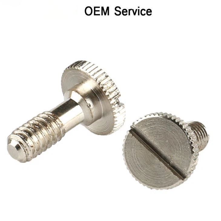 Slotted Knurled Thumb Screw