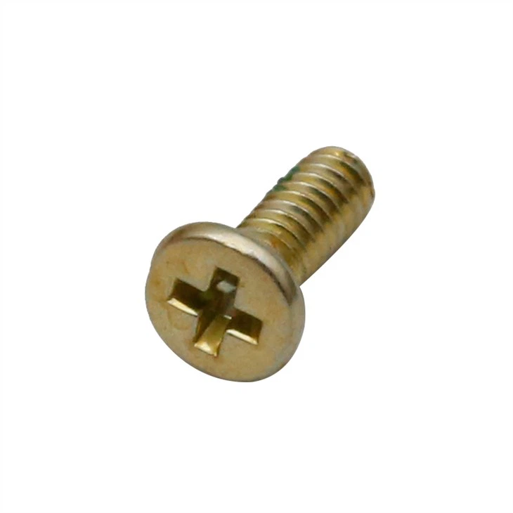 Yellow zinc phillips laptop screw