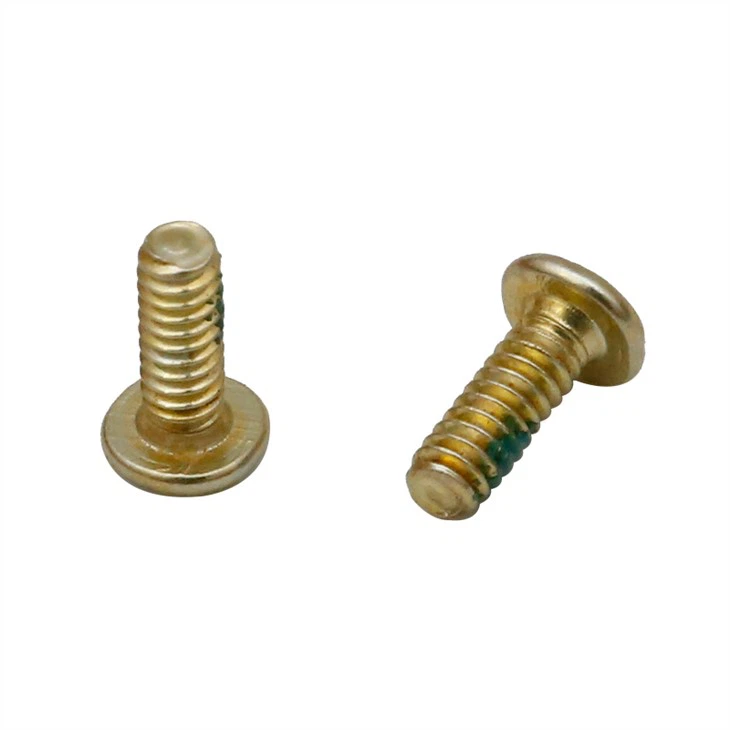Yellow zinc phillips laptop screw