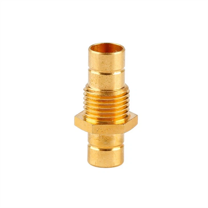 Yellow hole CNC brass machined parts