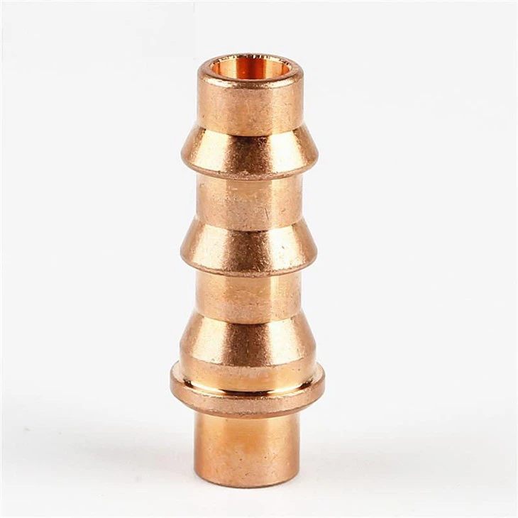 Stainless Steel Red Anodized Hollow Connector