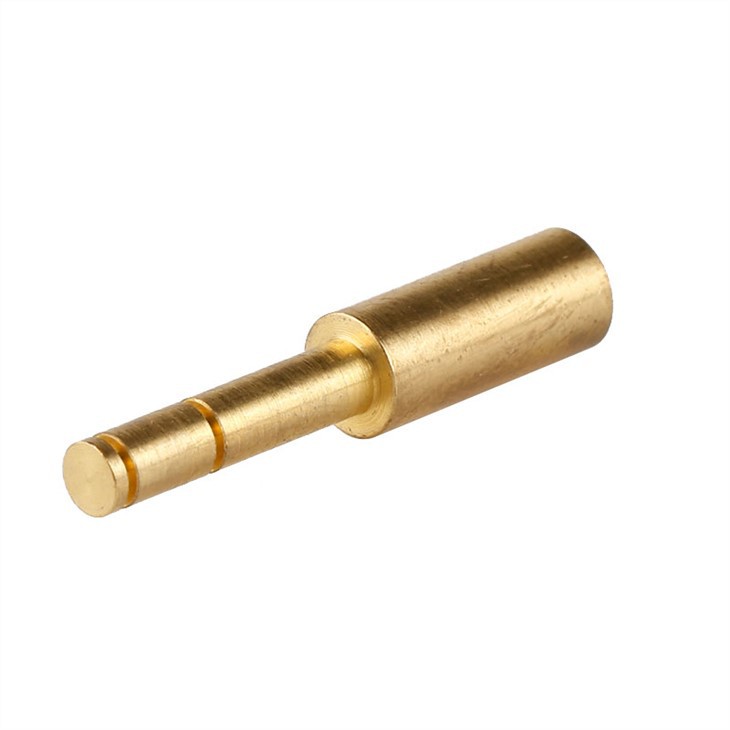 Yellow machine brass CNC turning parts