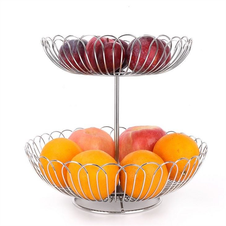 Custom 2-Tier Creative Fruit Storage Basket