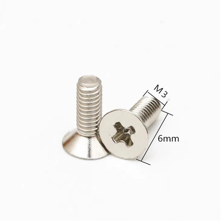 Countersunk Head Screw Cross Recessed Micro Screw