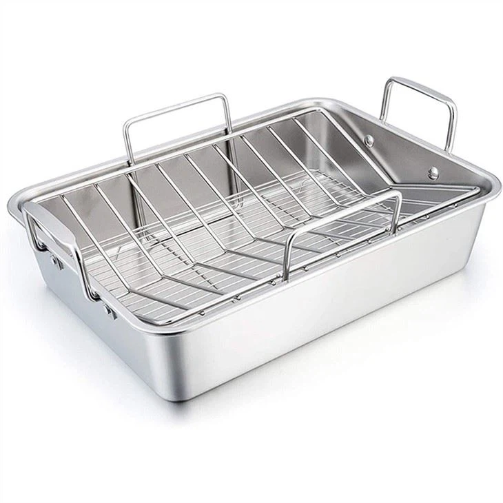 Stainless Steel Roasting Turkey V Shaped Rack